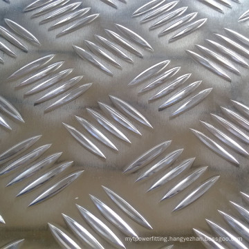 Anti-Slippy Aluminum Checkered Plate with Five Bar